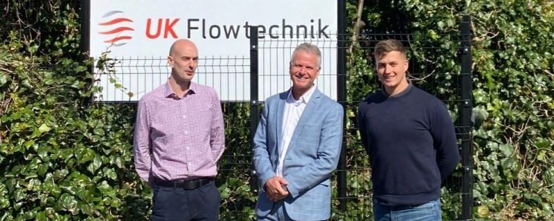 John and Mitch from Hydrotechnik with Norman from Senquip