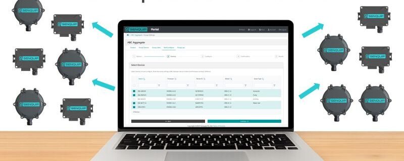 Many Senquip devices being updated from the Senquip Portal