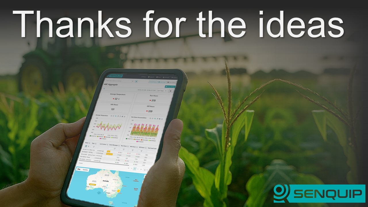 Thanks for the Ideas