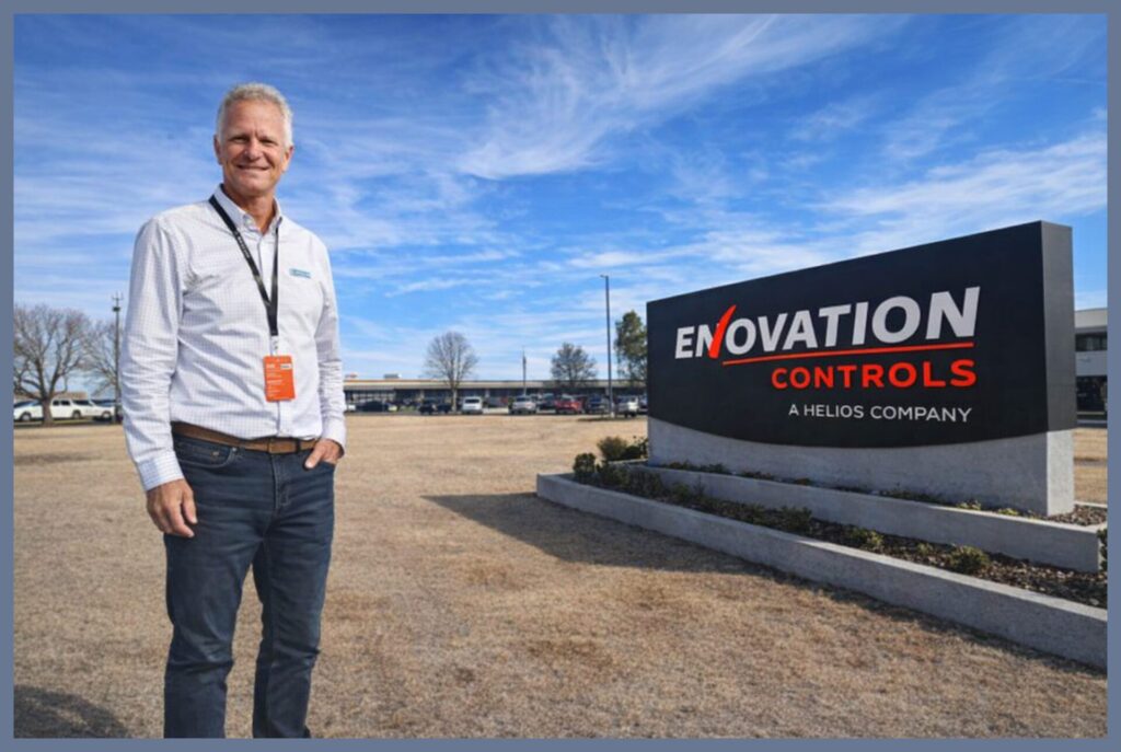 Norman from Senquip at Enovation Controls in Tulsa