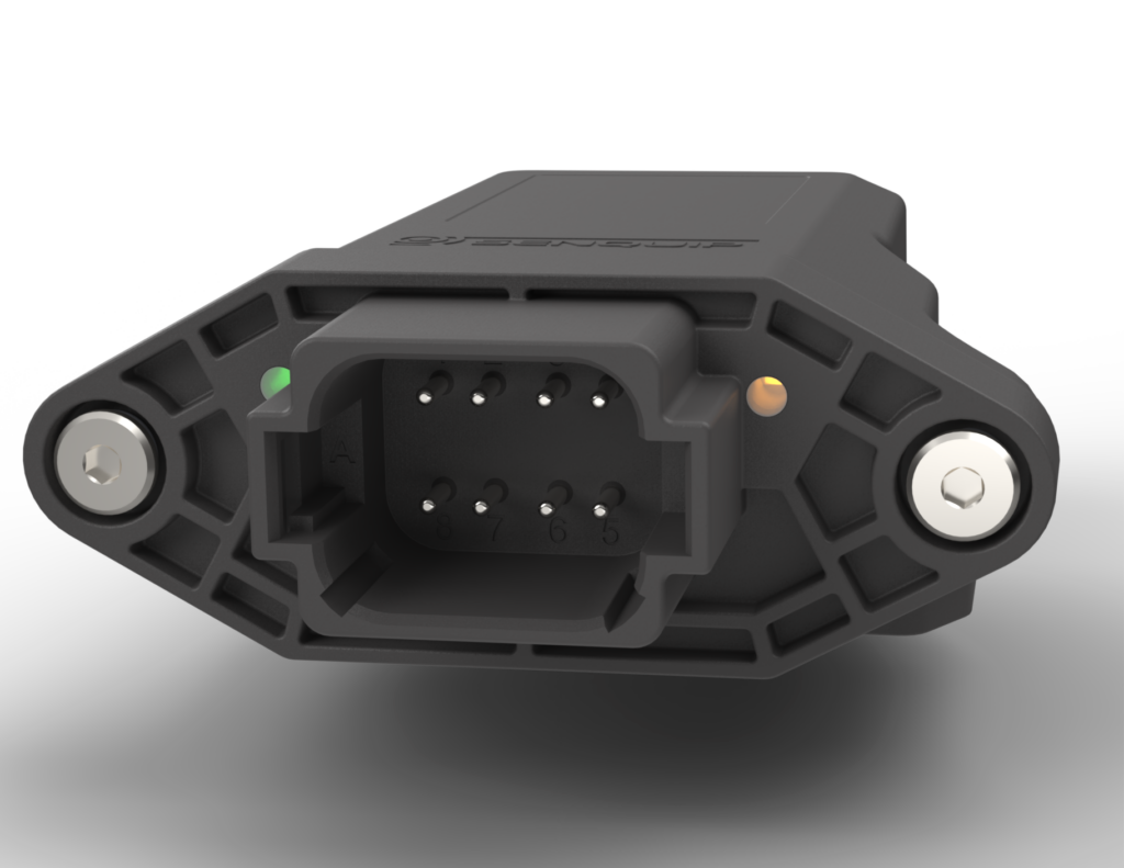 Telemetry hardware end-cap design with sealed connectors for harsh environments