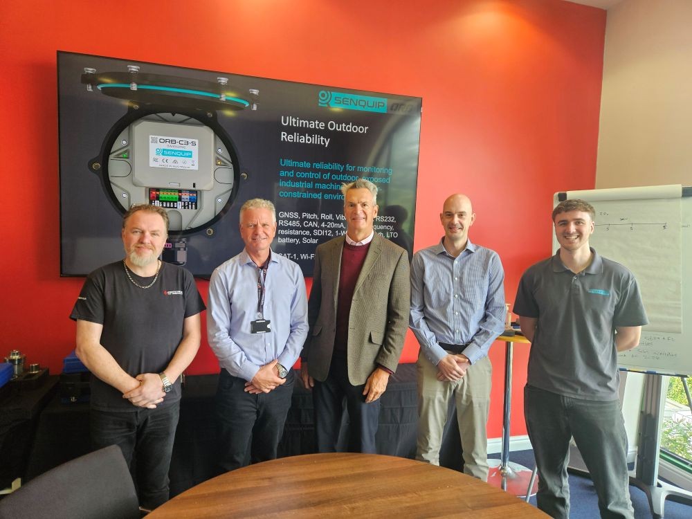 Norman, CEO of Senquip, and the team at Hydrotechnik UK