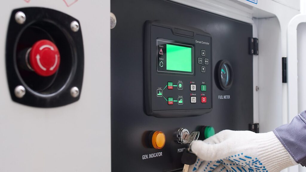 Generator Start Stop panel