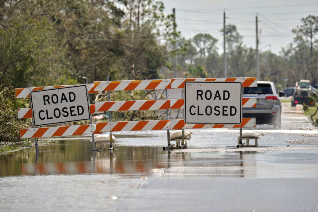 Road flooded