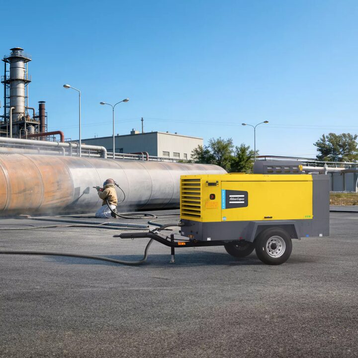 Diesel air compressor