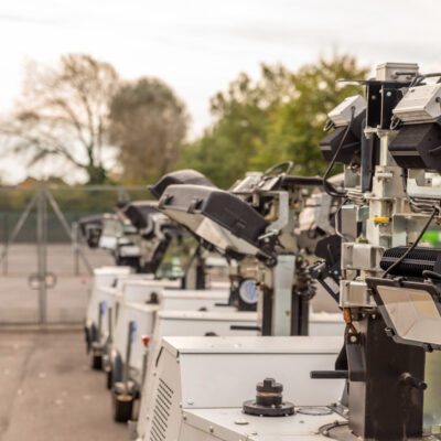 Fleet of lighting towers